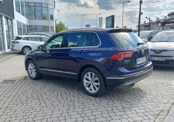 Volkswagen Tiguan cena 92000 przebieg: 147430, rok produkcji 2016 z Olesno małe 154